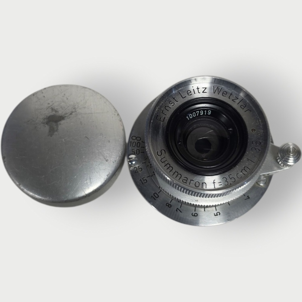 Leica Leitz Summaron 35mm f/3.5 LTM M39 Collapsible Lens 1007919 Wetzlar Caps‎